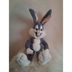 Vintage Bugs Bunny 50th Birthday Collection Plush Special Effects 1990 Grey